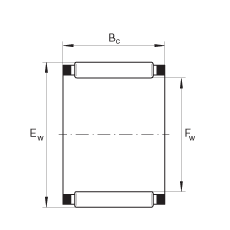 滾針及保持架組件 K110X117X24, 根據(jù) DIN 5405-1/ISO 3030 標(biāo)準(zhǔn)