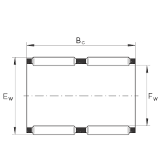 滾針及保持架組件 K75X83X35-ZW, 根據(jù) DIN 5405-1/ ISO 3030 標準，雙列