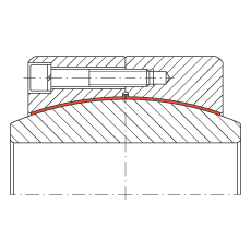 大的關(guān)節(jié)軸承 GE900-DW, 根據(jù) DIN ISO 12 240-1 標準，免維護