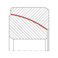 角接觸關(guān)節(jié)軸承 GE170-SW, 根據(jù) DIN ISO 12 240-2 標(biāo)準(zhǔn)，免維護(hù)